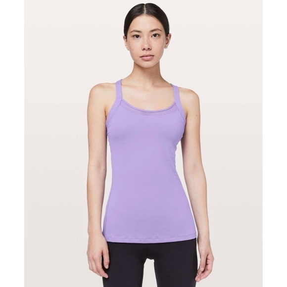S017 Lululemon Rally Your Heart Tank - Enchanted Iris/Dark Court Purple - Picture 2 of 12